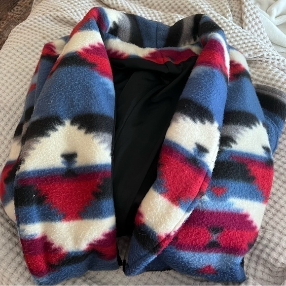 BOHO SOUTHWESTERN FLEECE‎ SHACKET - Picture 2 of 5